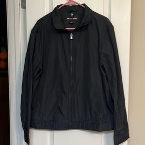 Michael Kors Mens lightweight black jacket size Large